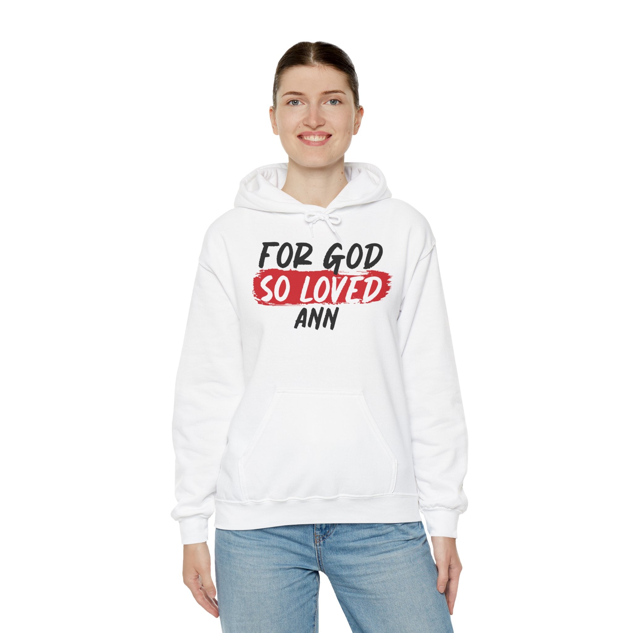 Unisex Heavy Blend™ Hooded Sweatshirt Bible verse with Custom Name