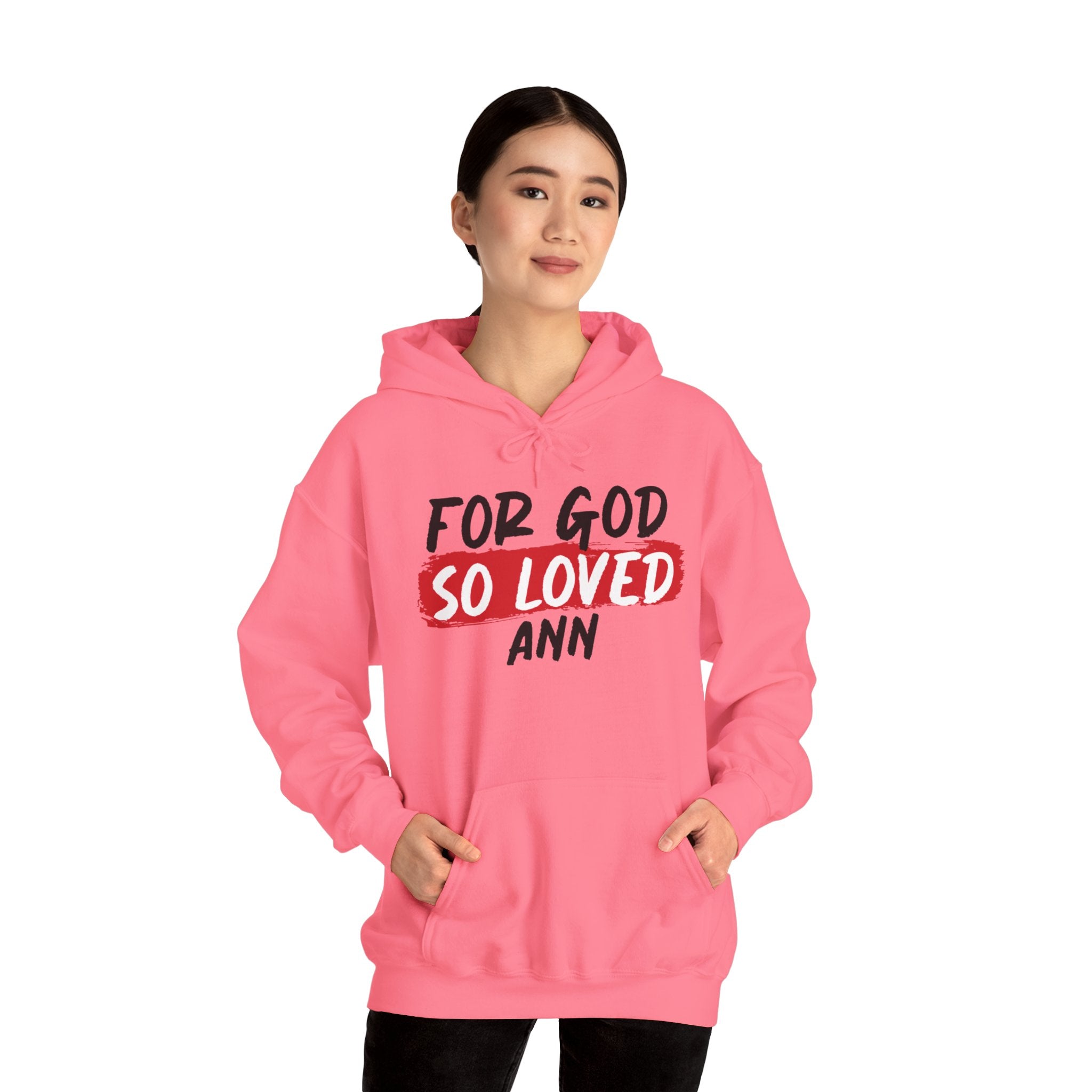 Unisex Heavy Blend™ Hooded Sweatshirt Bible verse with Custom Name