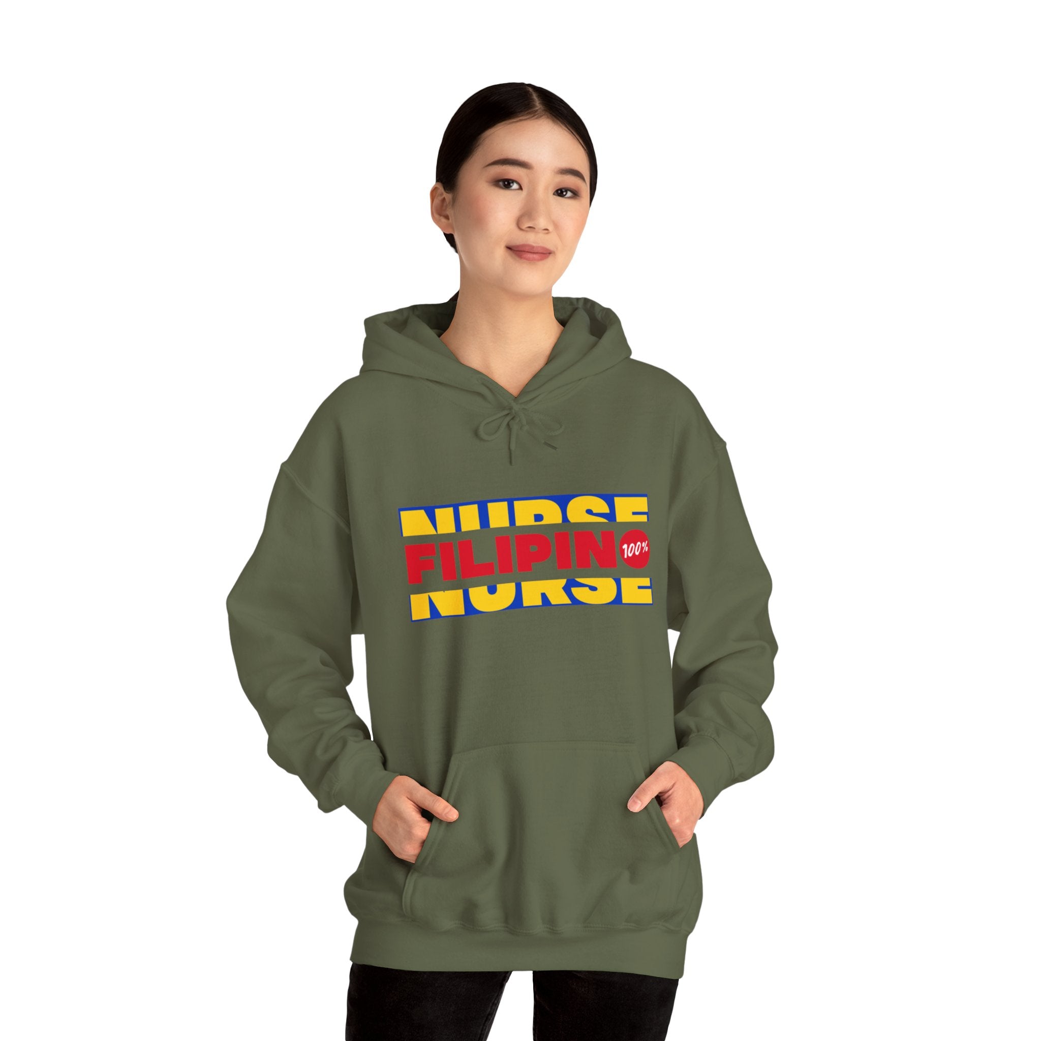 Unisex Heavy Blend™ Hooded Sweatshirt about Filipino Nurse