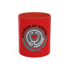 Accent Coffee Mug (11, 15oz)  about Nurse with Custom Name