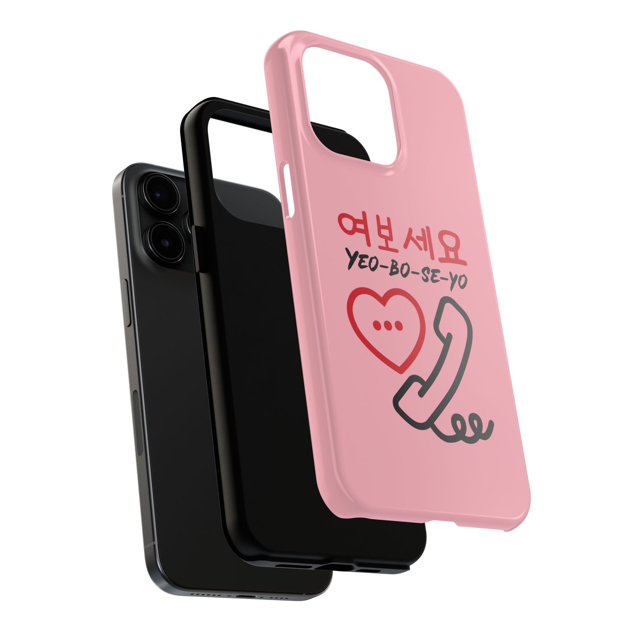 Tough Phone Cases - KPOP Hangul (yeoboseyo)