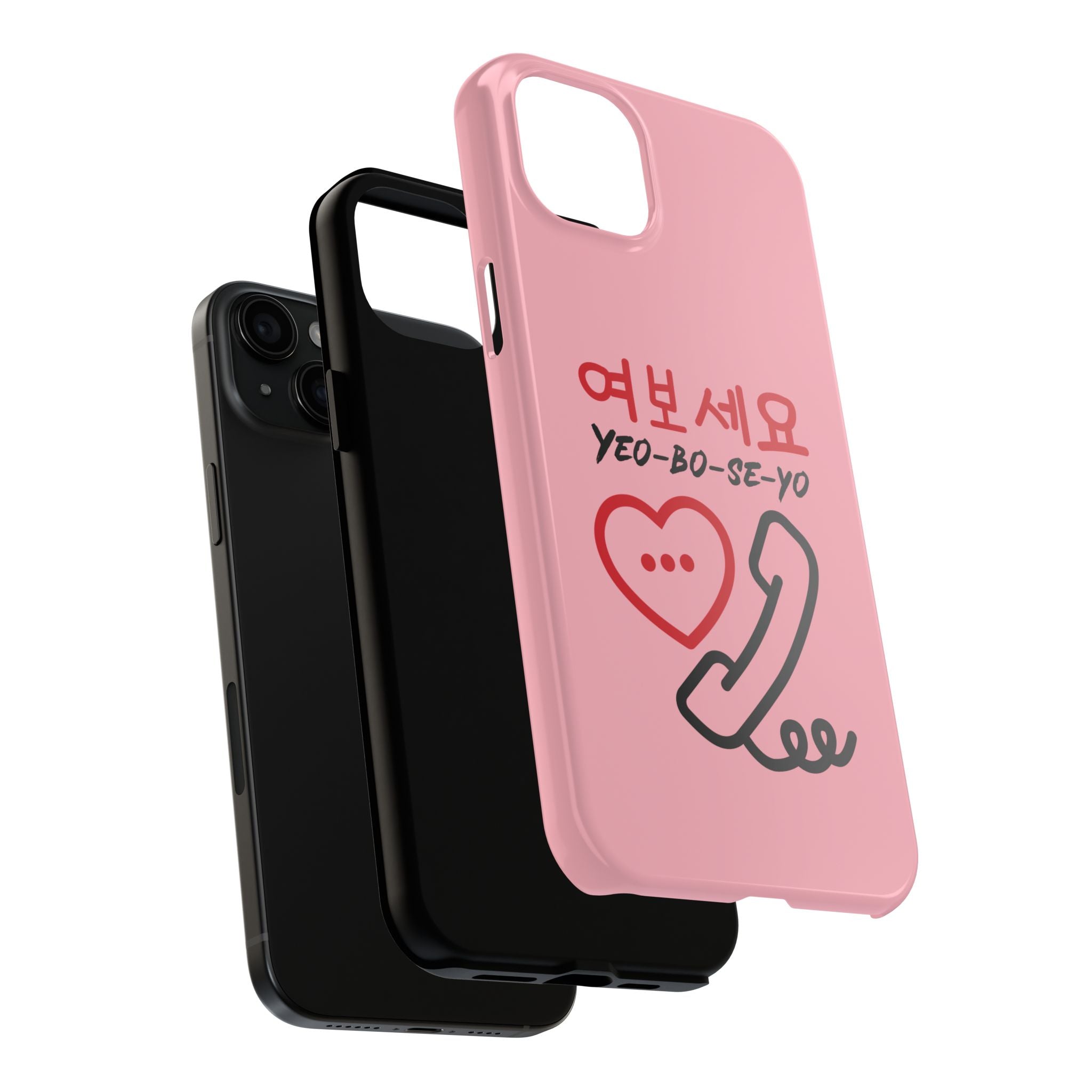 Tough Phone Cases - KPOP Hangul (yeoboseyo)