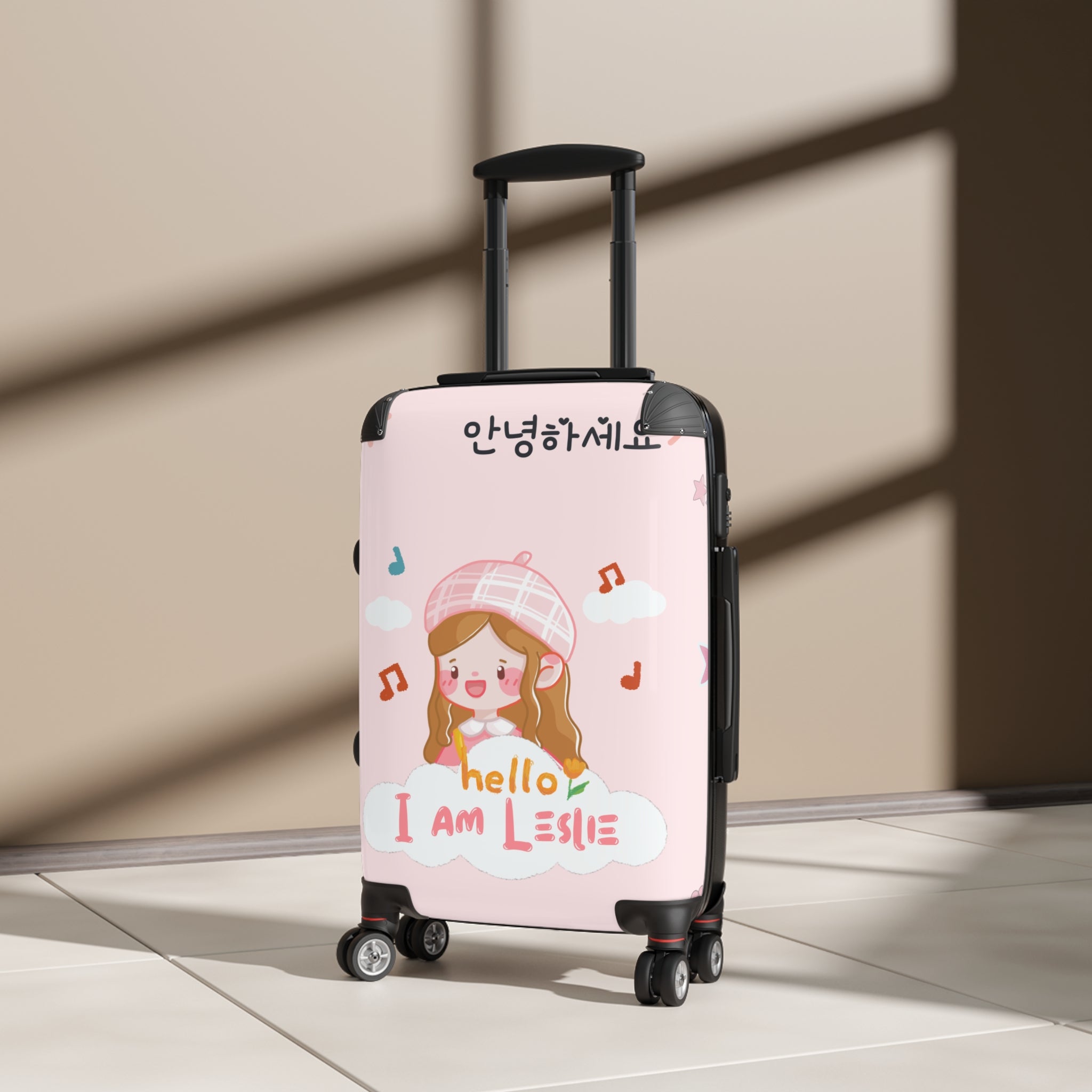 Suitcase with Custom Design & Name