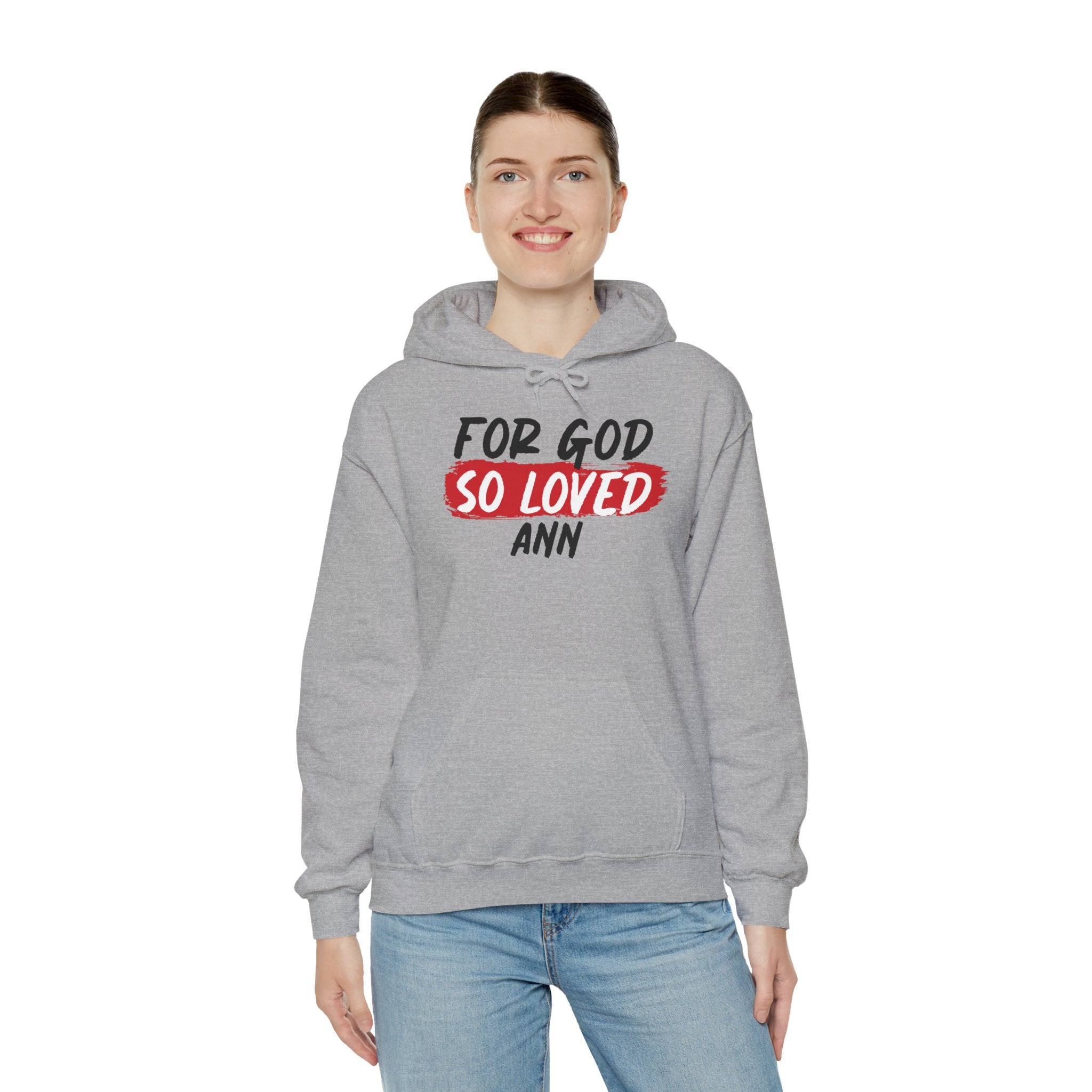 Unisex Heavy Blend™ Hooded Sweatshirt Bible verse with Custom Name