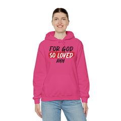 Unisex Heavy Blend™ Hooded Sweatshirt Bible verse with Custom Name