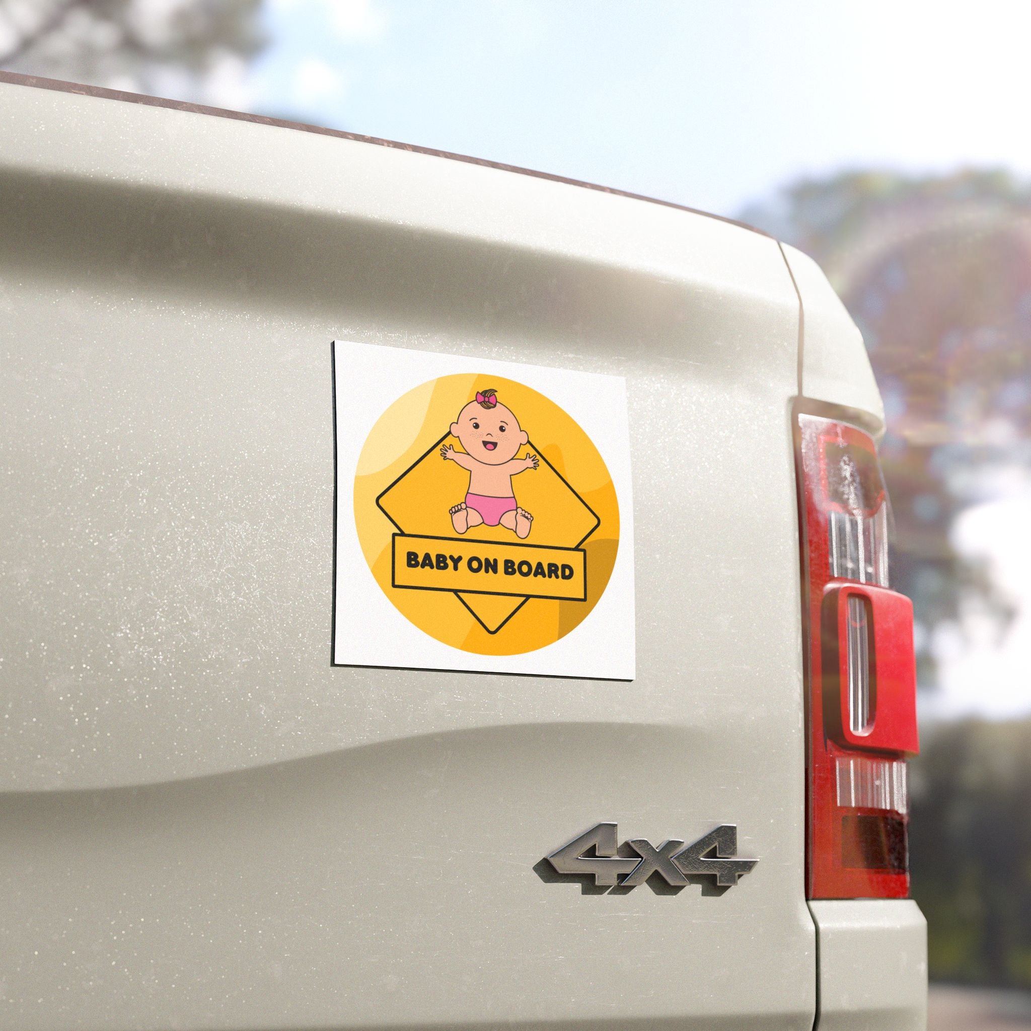 Car Magnets - Baby on Board Caution Safety Sign