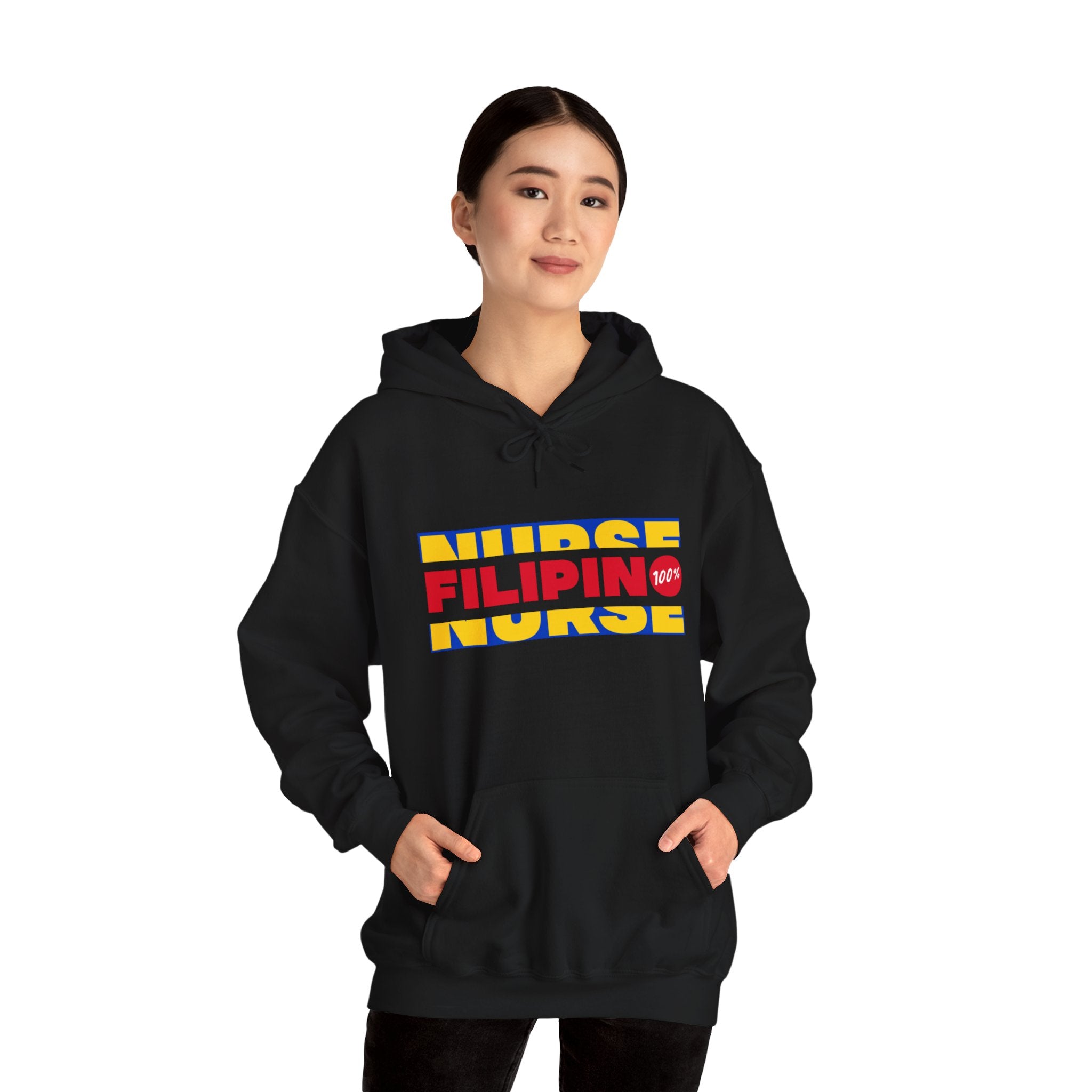 Unisex Heavy Blend™ Hooded Sweatshirt about Filipino Nurse