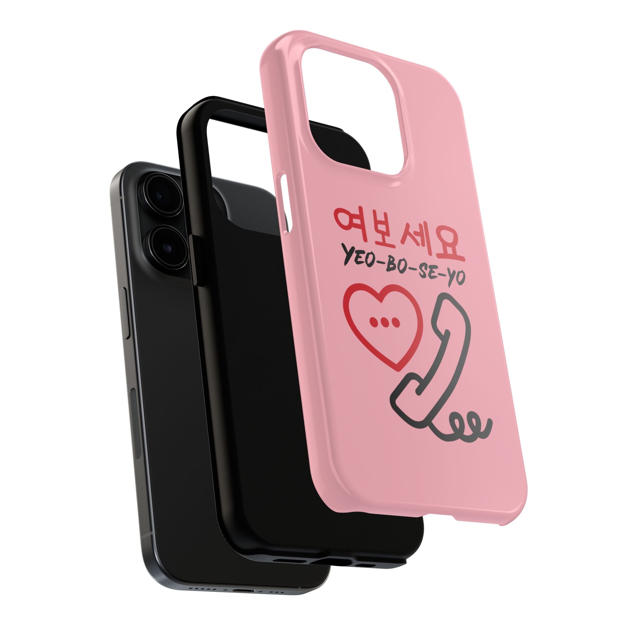 Tough Phone Cases - KPOP Hangul (yeoboseyo)