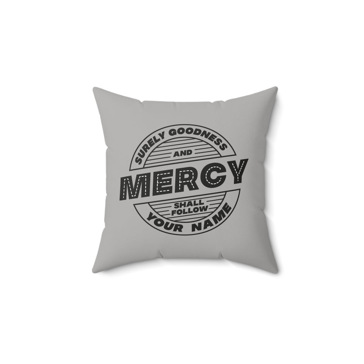 Spun Polyester Square Pillow Bible Verse with Custom Name